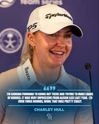 We're excited to see Charley Hull making a lot of birdies, too 🔥 She tees  off in R1 at 10:56 🇸🇦 #RaiseOurGame