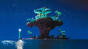 Gorillaz Plastic Beach Night Version In 2020 Gorillaz Gorillaz Plastic Beach Plastic Beach