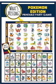 The first 10 pages are easy, the second 10 pages are medium, and the third 10 pages are difficult. Top 12 Pokemon Party Games