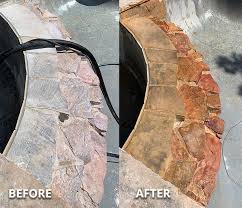 Brian from oceancarestore.com, shows you how to remove calcium from pool tile using oceancare product's calcium releaser, our most popular pool tile cleaner. Pool Tile Surface Cleaning With Dustless Blasting Willsha Pools