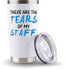 As much as you want to buy them something great (and women's health compiled a list of the absolute best gifts to give your boss in 2020. Boss Gifts Travel Coffee Mug Tumbler 20oz Tears Of My Staff Funny Gift Idea For Worlds Best Boss Men Women Him Principal Assistant Female Bosses Day Office From Employees Buy Online In
