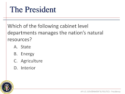 These four departments were started in 1789, when the first legislative session was held (garvey, 1992). Ppt The Presidency Part 2 Powerpoint Presentation Free Download Id 2650035