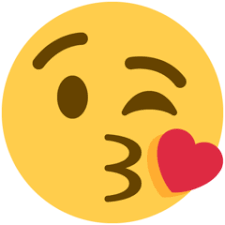 Face Blowing A Kiss On Twitter Twemoji 12 0 Kiss Emoji Emoji Emoji List