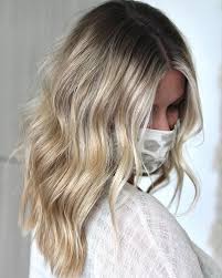 You can leave your own brown/black hair intact and then dye the using beeline honey on top and lighter platinum or yellowish blonde on the bottom is a great way to keep leave your natural color on top and choose any shade of blonde for the bottom. 50 Bombshell Blonde Balayage Hairstyles That Are Cute And Easy For 2020
