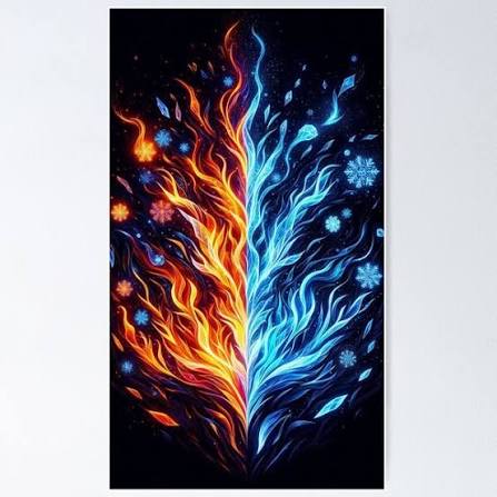 Fire And Ice Posters for Sale | Redbubble