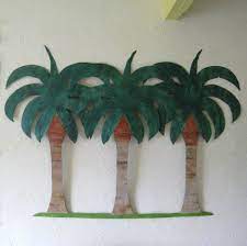 Urban trends sign wall decor quite large, trendy but in the traditional style wall decor with lettering. Custom Made Handmade Upcycled Metal Extra Large Palm Tree Wall Art Decor By Frivolous Tendencies Custommade Com