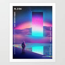 Astronaut S Dream Art Print By Magdiel Lopez X Small In 2020 Poster Dream Art Art