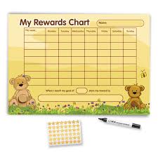 A3 Teddy Bear Reward Chart Funky Monkey House