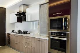 Nowadays freestanding cabinets are so rarely seen in kitchens that when they do appear they look unusual, unnatural and intriguing. Acrylic Or Laminate Which Is The Best Finish For Your Kitchen Cabinets Laminate Kitchen Kitchen Designs Layout Kitchen Layout