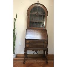 Sold sold vintage secretary desk shabby chic desk country | etsy. Rockford Vintage Secretary Desk W Hutch Aptdeco