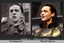 Том хиддлстон на Likeness.ru / Новые сходства в начале