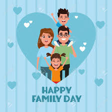 Family day family day for for day for family decoration background symbol decorative element happy ornament father mother colorful style child icon color people template card kid human banner love. Happy Family Day Card Wooden Background Heart Frame Vector Illustration Royalty Free Cliparts Vectors And Stock Illustration Image 122790755