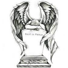 One of the best ideas for a memorial tattoo is to ink the favorite quotes of the deceased person and that too in your native language just like this. Tombstone Tombstone Tattoo Rip Tattoos For Dad Picture Tattoos