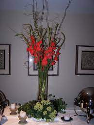 Red Gladiolas Flower Arrangements Church Flower Arrangements Gladiolus Arrangements