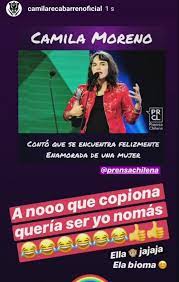 Post any and all material directly related to camila. Camila Moreno Y Su Relacion Amorosa Con Una Mujer