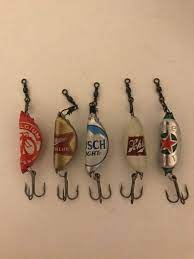 Beer Cap Fishing Lures Etsy In 2020 Homemade Fishing Lures Diy Fishing Lures Beer Caps