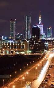 Warsaw, poland famous barbican old town historic capital city and red orange brick wall fortress architecture at night. Warsaw Poland Night Lights Warsaw Poland Visit Poland Poland Travel