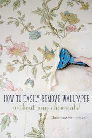 Tips For Removing Wallpaper From Plaster Walls Without Chemicals Removable Wallpaper Removing Old Wallpaper Cleaning Painted Walls