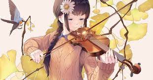 秋 autumn 多雨转晴 的插畫 pixiv 芸術的アニメ少女 アニメ 音楽 イラスト