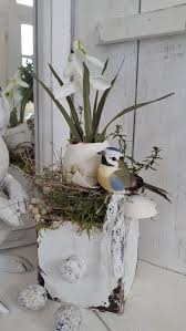 Holzkiste Mit Fruhling Cute Ostern Dekoration Shabby Chic Wenig Schwedenhaus Deko 2019 Spring Decor Christmas Decorations Easter Decorations
