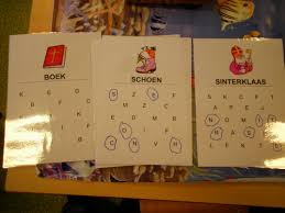 Letters Zoeken Liestr Knutselen Sinterklaas Sinterklaas Thema