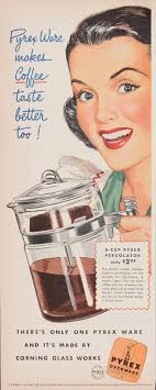 Vintage Silver Streak Pyrex Electric Iron from 1946