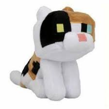 Jinx 9294 Minecraft Calico Cat Plush Black Minecraft Game Uk Cat Plush Calico Cat Minecraft Cat