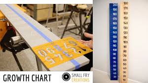 how to make a growth chart no tools