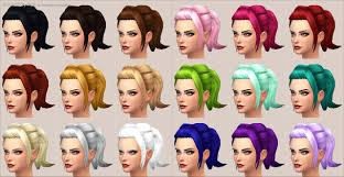 Mod The Sims Rockabilly Hair New Mesh Rockabilly Hair Sims Sims 4