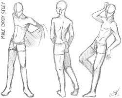 Finish the body by drawing the limbs, using the joints to guide you. Male Body Study Take Two By Soracooper On Deviantart Drawing Poses Male Male Body Drawing Drawing Poses