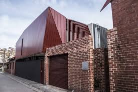 O Grady Street Features Our Interlocking Wall Cladding Panel System In Colorbond Steel S Manor Red Metalcladdin Cladding Systems Metal Cladding Roof Cladding