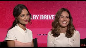 If you like you can check latest lily james photos. Lily James Eiza Gonzalez Talk Baby Driver Exclusive Interview Youtube