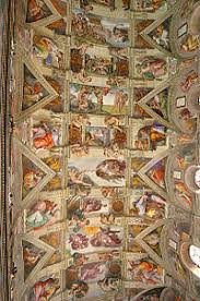 The sistine chapel ceiling, painted by michelangelo between 1508 and 1512, is one of the most renowned artworks of the high renaissance. Sistine Chapel Ceiling Wikimedia Commons