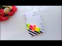 Beautiful Handmade Birthday Card Birthday Card Idea Youtube Beautiful Birthday Cards Card Making Birthday Origami Birthday Card