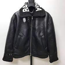 Balenciaga Jacket Balenciaga Le Bombardier Oversized Shearling Jacket Balenciaga Jackets Coats Bomber Varsity Balenciaga Jacket Shearling Jacket Fashion