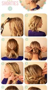 Einfache Hochsteckfrisuren Fur Mittleres Haar Mit Bildern Mittellange Haare Frisuren Einfach Frisuren Frisur Hochgesteckt