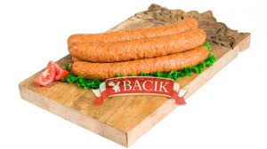 An extremely seasoned smoked sausage of polish beginning produced from pork and (often) beef. Kielbasy Sausages Kielbasa Czosnkowa Garlic Sausage