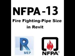 fire fighting pipe size in revit nfpa 13