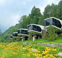 Solar Panel Space Capsule House Tree House Mobile Capsule Storage Cabin Homes for Sale