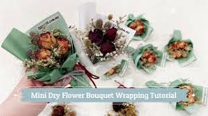 Maybe you would like to learn more about one of these? Mini Dry Flower Bouquet Wrapping Tutorial How To Wrap Mini Bouquet è¿·ä½ å¹²èŠ±åŒ…è£… èŠ±è—æ•™å­¸ Bunga Kering Youtube