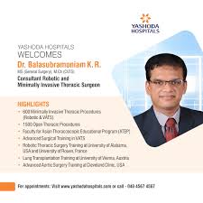 Dr Balasubramoniam Best Thoracic Surgeon In Hyderabad Yashoda Hospitals