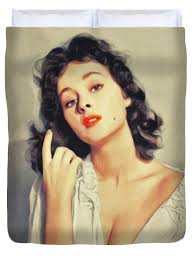 Marla English, Vintage Actress Beach Towel