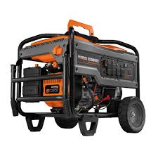 Black And Decker 500 Watt Power Inverter Home Depot Generac Xc 8000 Watt Electric Start Gasoline Powered Portable Generator Carb Compliant Portable Generator Power Generator Fuel Injection