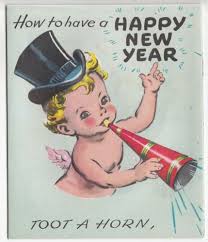 Vintage Happy New Year Baby Greeting Card Vintage Happy New Year Baby Greeting Cards Happy New Year Baby
