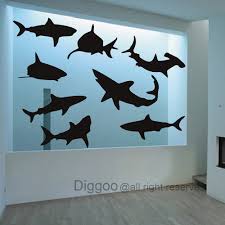 Head over to our sister page @projectjunior for all the kids room ideas + inspo. Shark Wall Decal Kids Room Decor Ocean Life Wall Sticker Beach Decor Ocean Themed Dark Gray S Amazon Co Uk Kitchen Home