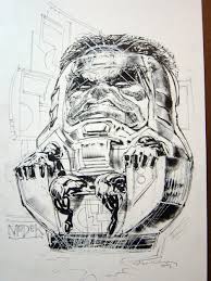 Bill Sienkiewicz Modok In Sal Abbinanti S Bill Sienkiewicz Original Art Art Comic Art Marvel Villains