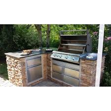 Napoleon Oasis Aussenkuche In L Form Aus Stein Mit Edelstahl Grill Und Tur Und Schublade Napoleon Oasis Outdoor Kuche L Form Feuerstelle Garten Outdoor Kuche
