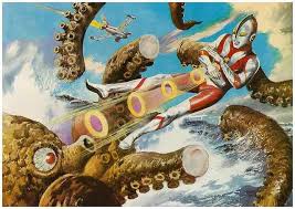 ultraman sci fiのアート 怪獣 イラスト イラストレーター