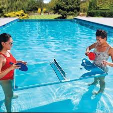 Play Ping Pong In Your Pool Cute Pool Floats Cool Pool Floats Swimming Pool Toys
