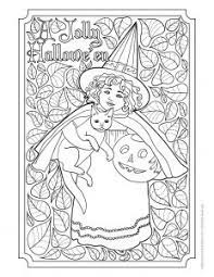 Vintage halloween coloring book pages. Halloween Adult Coloring Pages Woo Jr Kids Activities